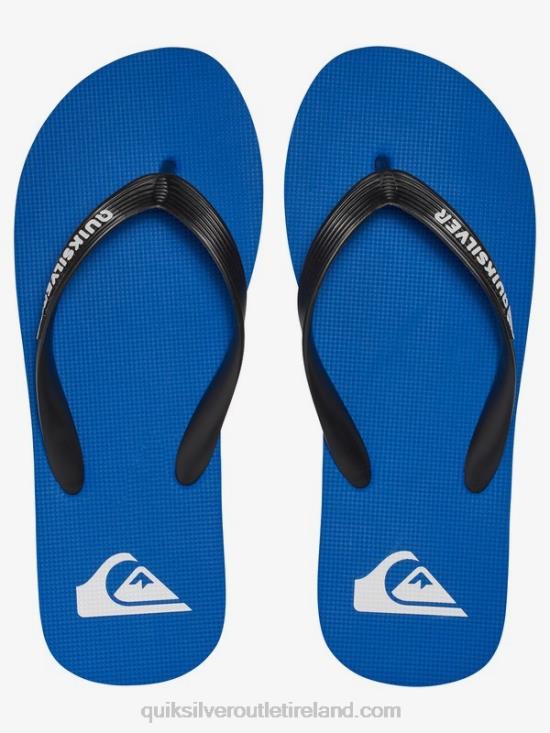 Men Quiksilver Molokai Flip-Flops N02TD1589 black/blue