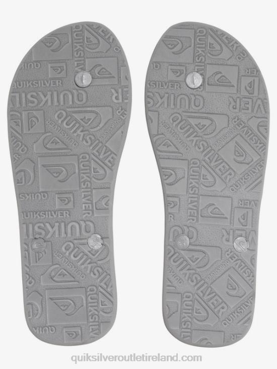 Men Quiksilver Molokai Flip-Flops N02TD1590 grey