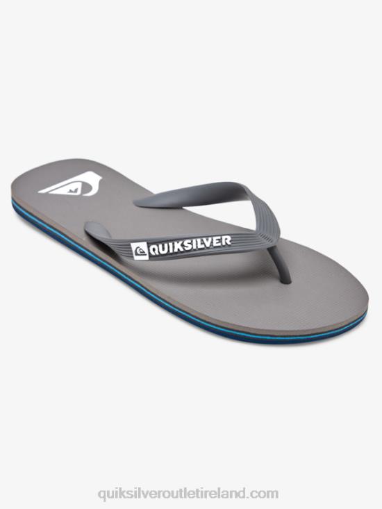 Men Quiksilver Molokai Flip-Flops N02TD1592 grey 3