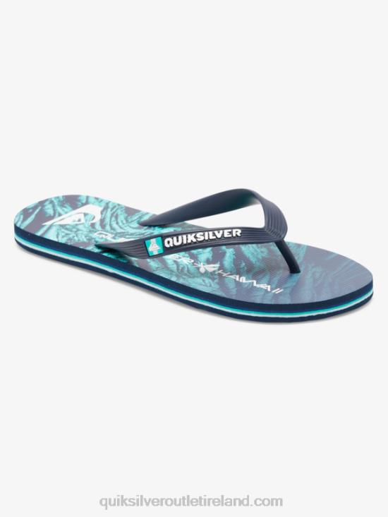 Men Quiksilver Molokai Homegrown Flip-Flops N02TD1861 green 1