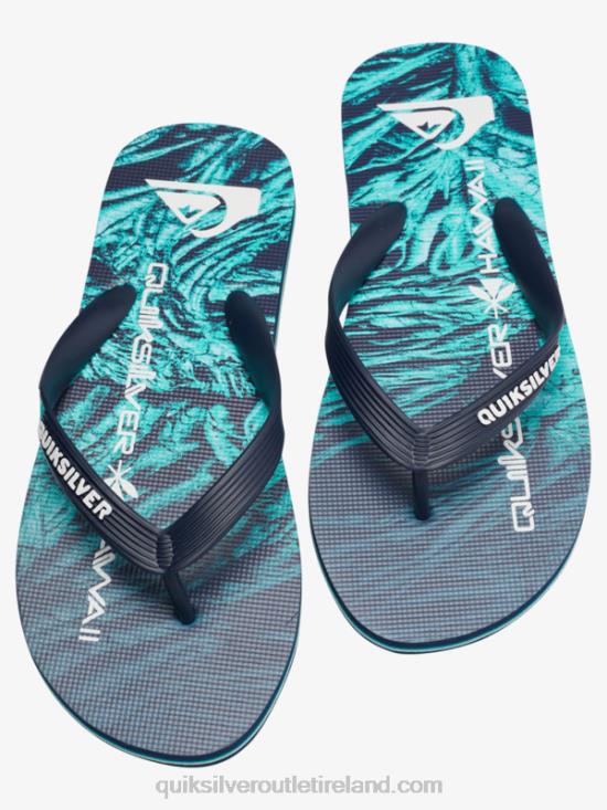 Men Quiksilver Molokai Homegrown Flip-Flops N02TD1861 green 1