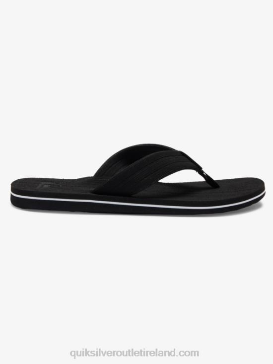 Men Quiksilver Molokai Layback Sandals N02TD1249 black/white