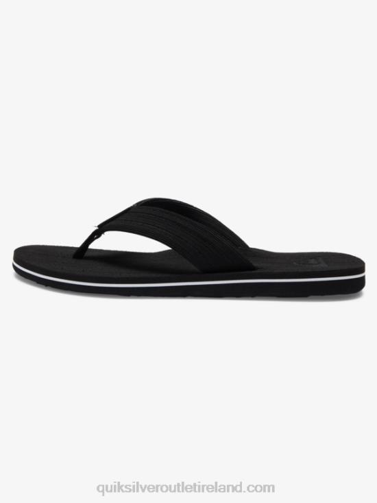 Men Quiksilver Molokai Layback Sandals N02TD1249 black/white