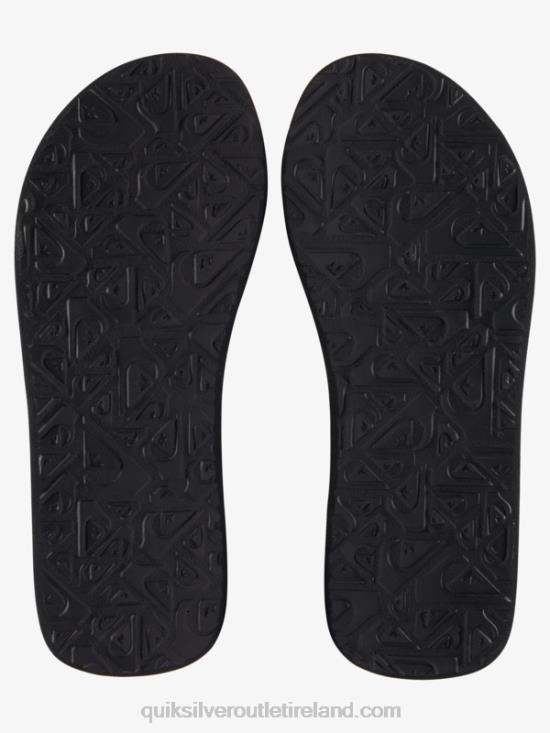 Men Quiksilver Molokai Layback Sandals N02TD1249 black/white