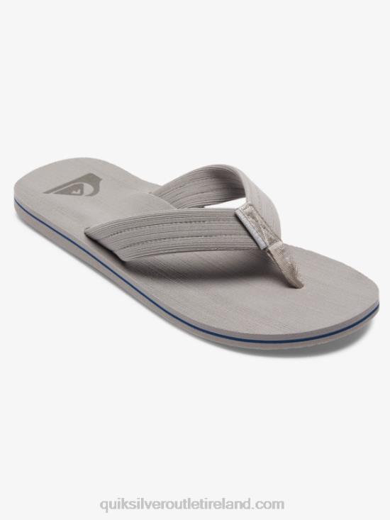 Men Quiksilver Molokai Layback Sandals N02TD1250 grey/white