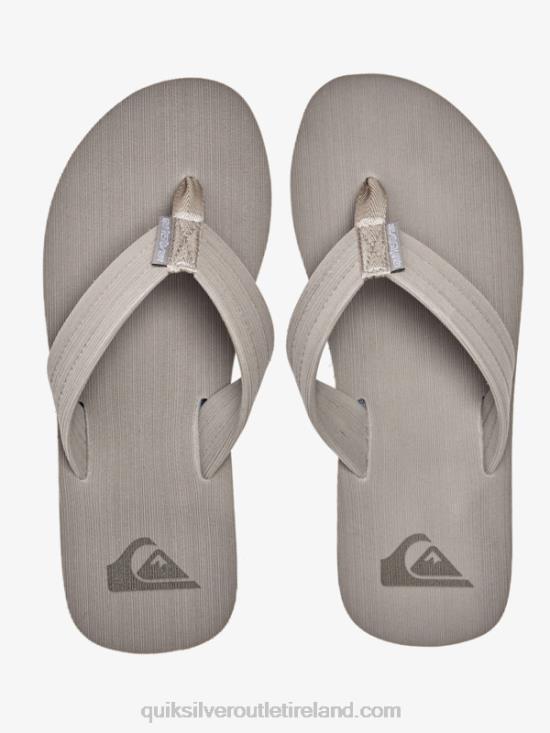 Men Quiksilver Molokai Layback Sandals N02TD1250 grey/white