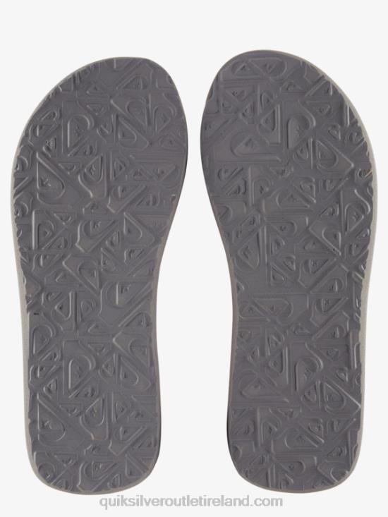 Men Quiksilver Molokai Layback Sandals N02TD1250 grey/white