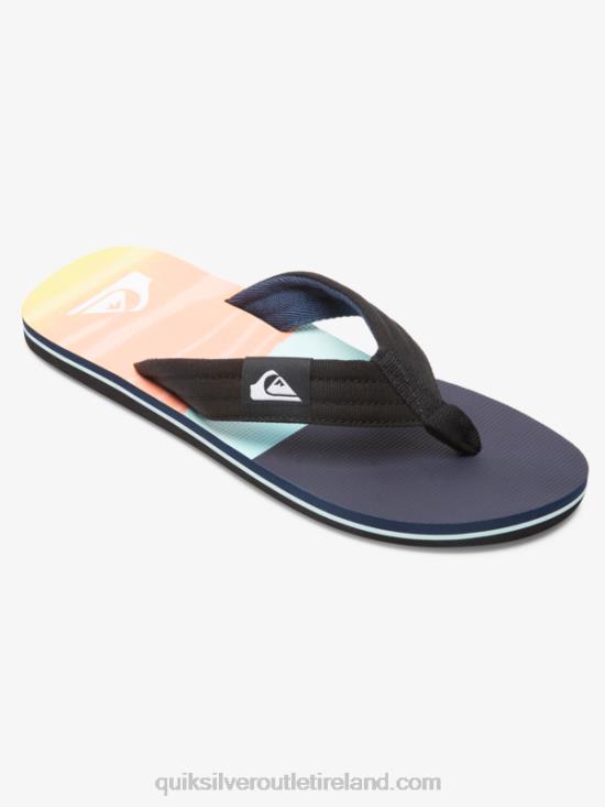 Men Quiksilver Molokai Layback Sandals N02TD1832 black/blue