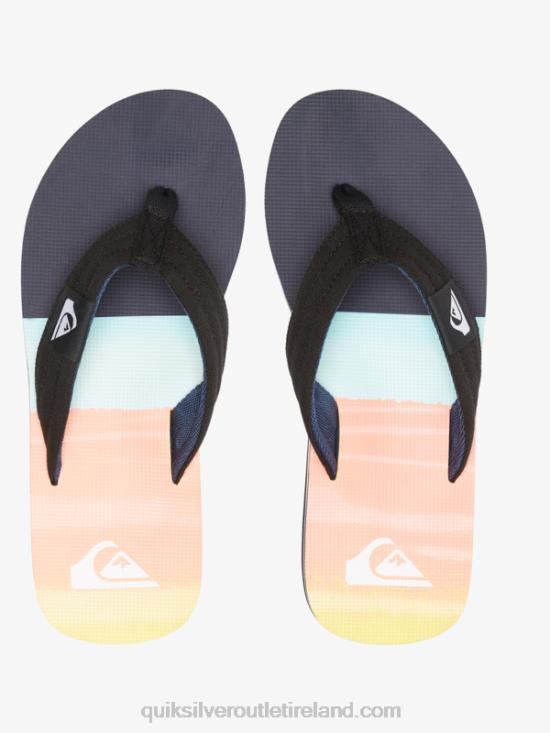 Men Quiksilver Molokai Layback Sandals N02TD1832 black/blue