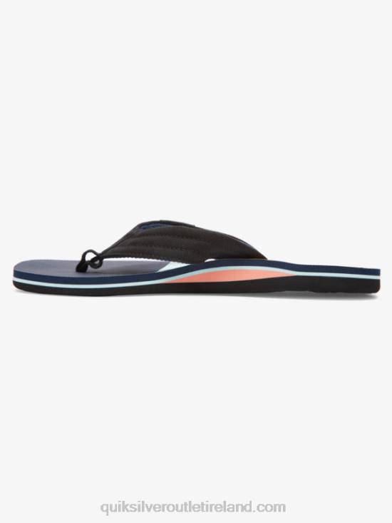 Men Quiksilver Molokai Layback Sandals N02TD1832 black/blue
