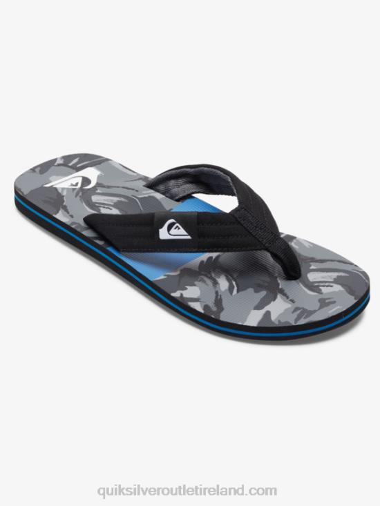 Men Quiksilver Molokai Layback Sandals N02TD500 black/grey