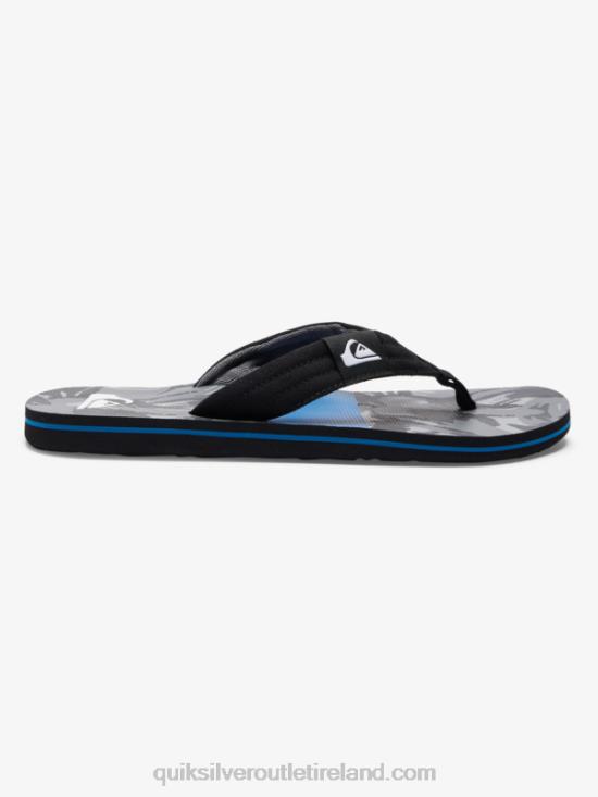 Men Quiksilver Molokai Layback Sandals N02TD500 black/grey