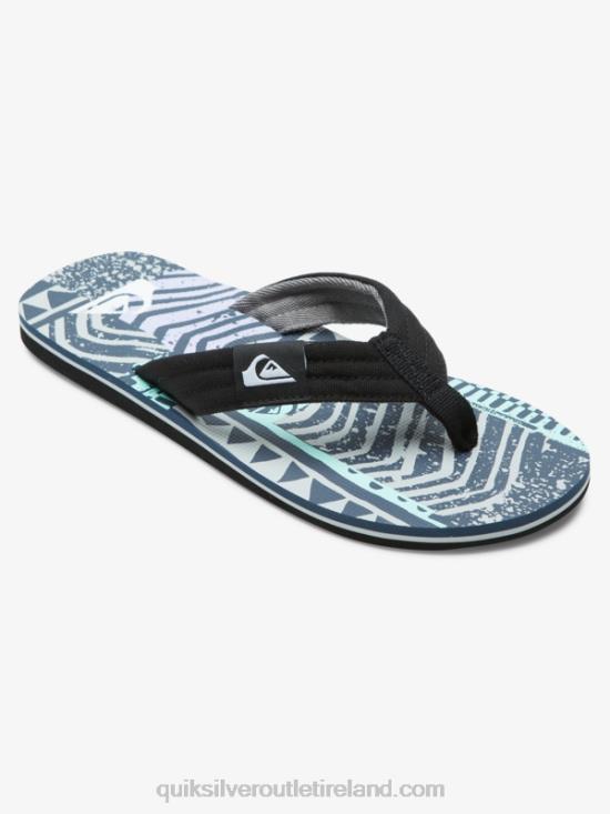 Men Quiksilver Molokai Layback Sandals N02TD504 blue/grey