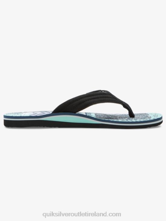 Men Quiksilver Molokai Layback Sandals N02TD504 blue/grey