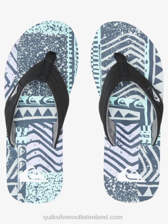 Men Quiksilver Molokai Layback Sandals N02TD504 blue/grey