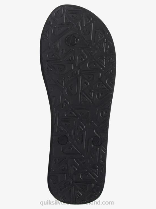 Men Quiksilver Molokai Panel Flip-Flops N02TD569 blue/black/yellow