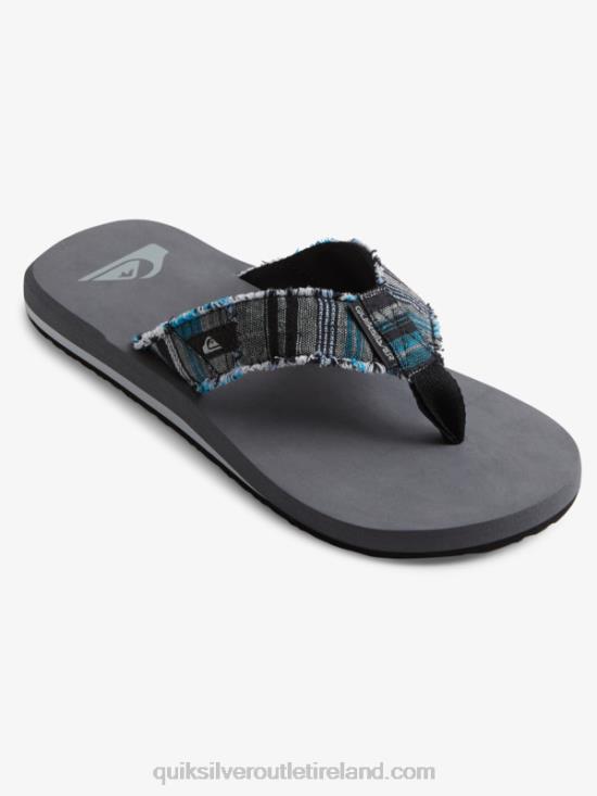 Men Quiksilver Monkey Abyss Sandals N02TD1293 grey 3