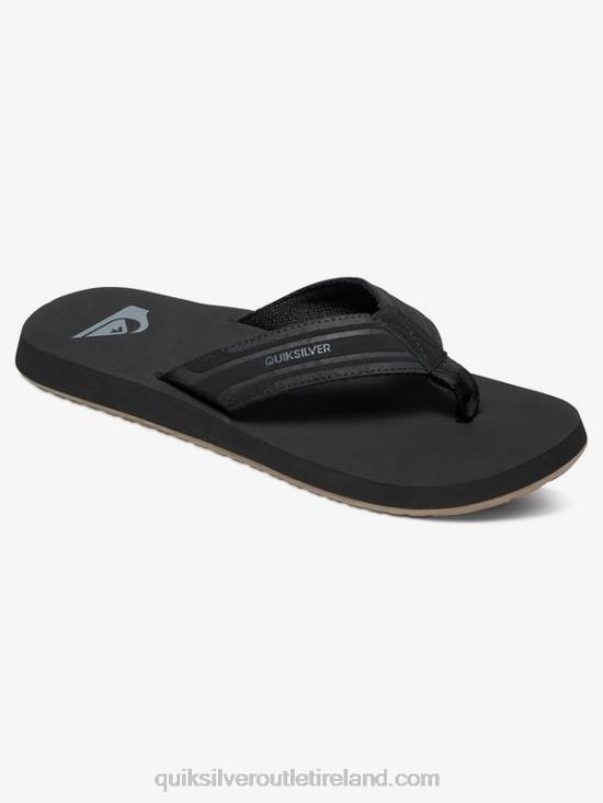 Men Quiksilver Monkey Wrench Sandals N02TD1644 black/brown