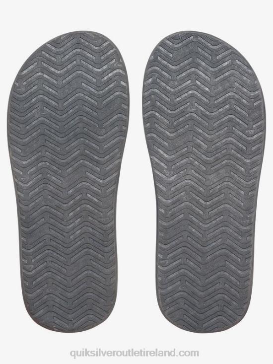 Men Quiksilver Monkey Wrench Sandals N02TD1645 grey/black