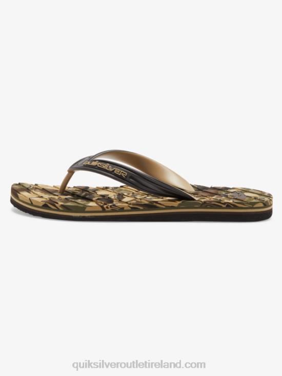 Men Quiksilver Oahuey Sandals N02TD746 green 2
