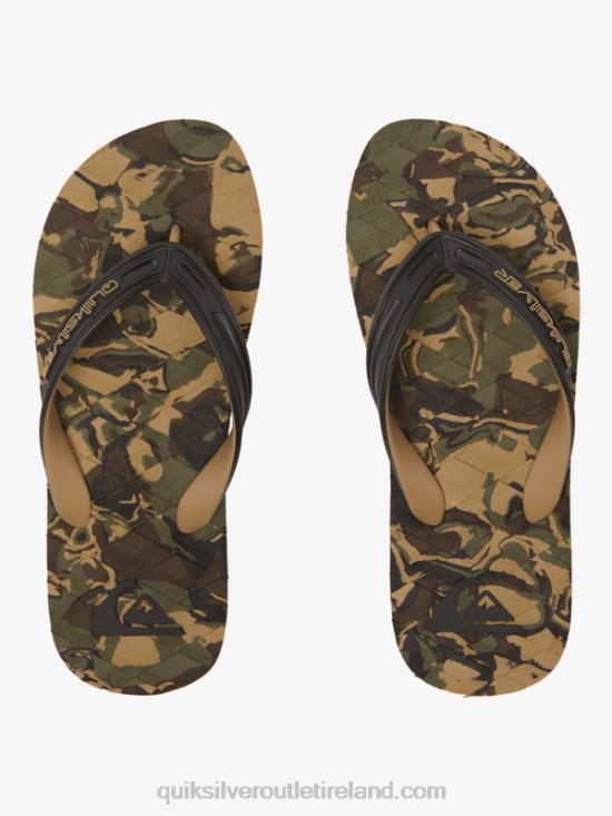 Men Quiksilver Oahuey Sandals N02TD746 green 2