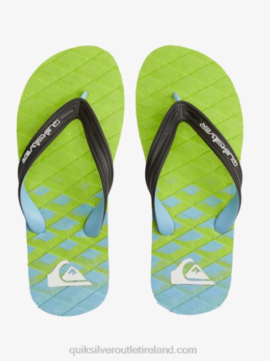 Men Quiksilver Oahuey Sandals N02TD748 green 1