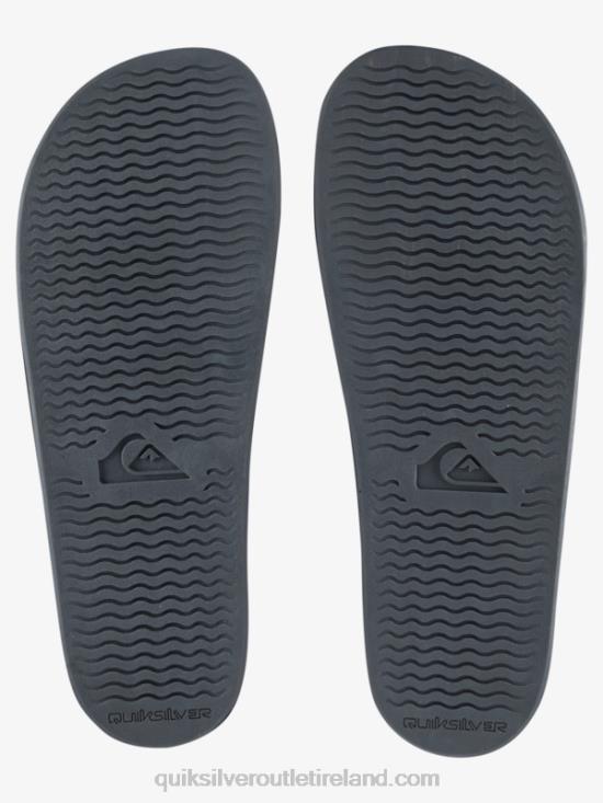 Men Quiksilver Rivi Double Adjust Sandals N02TD1076 black/grey