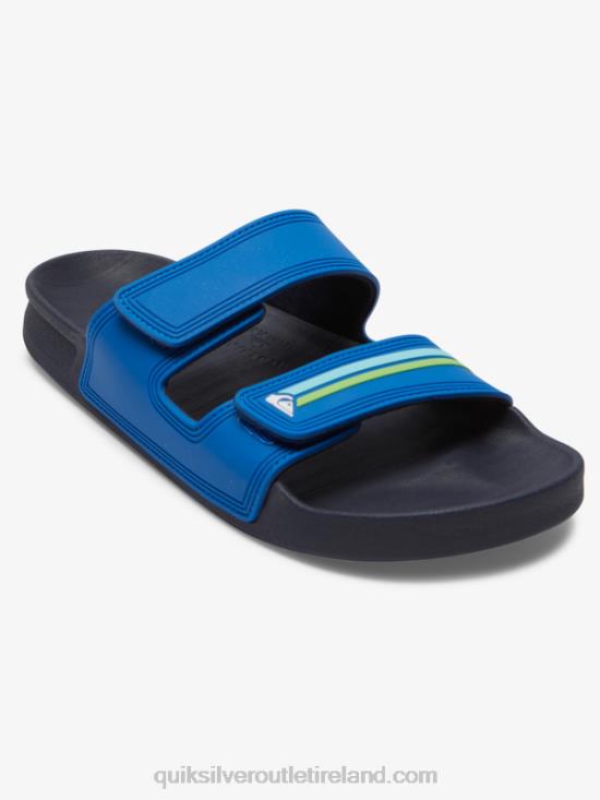 Men Quiksilver Rivi Double Adjust Sandals N02TD1077 blue 1