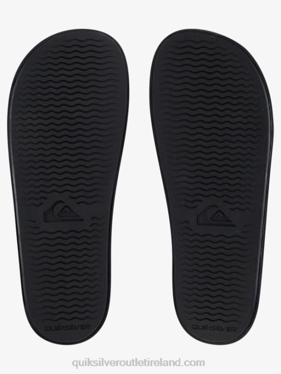 Men Quiksilver Rivi Slide Adjust Sliders N02TD1016 black/grey