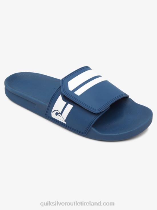 Men Quiksilver Rivi Slide Adjust Sliders N02TD1017 blue/white