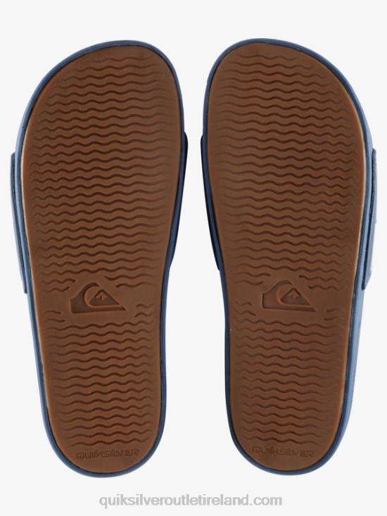 Men Quiksilver Rivi Slide Slider Sandals N02TD764 blue 7