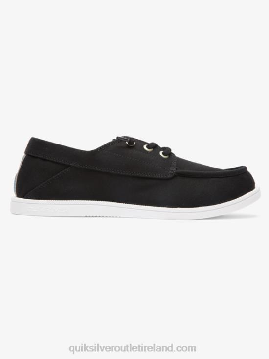 Men Quiksilver Harbor Dredged Shoes N02TD1884 black/white