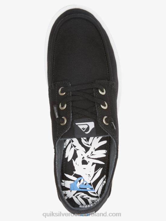 Men Quiksilver Harbor Dredged Shoes N02TD1884 black/white