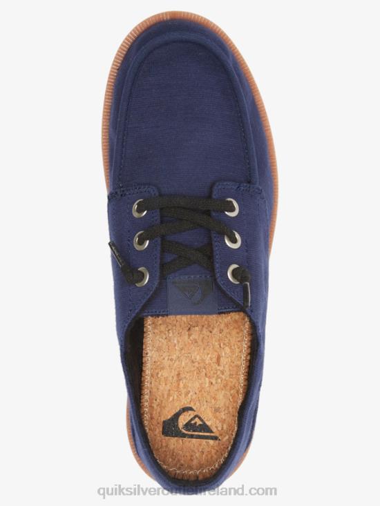 Men Quiksilver Harbor Dredged Shoes N02TD1885 blue/brown